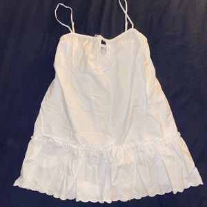 Aritzia Sunday Best Agatha sundress in white size small